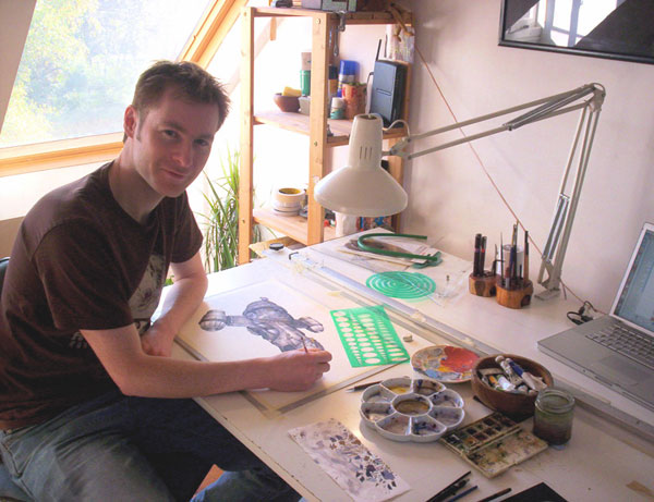John at work